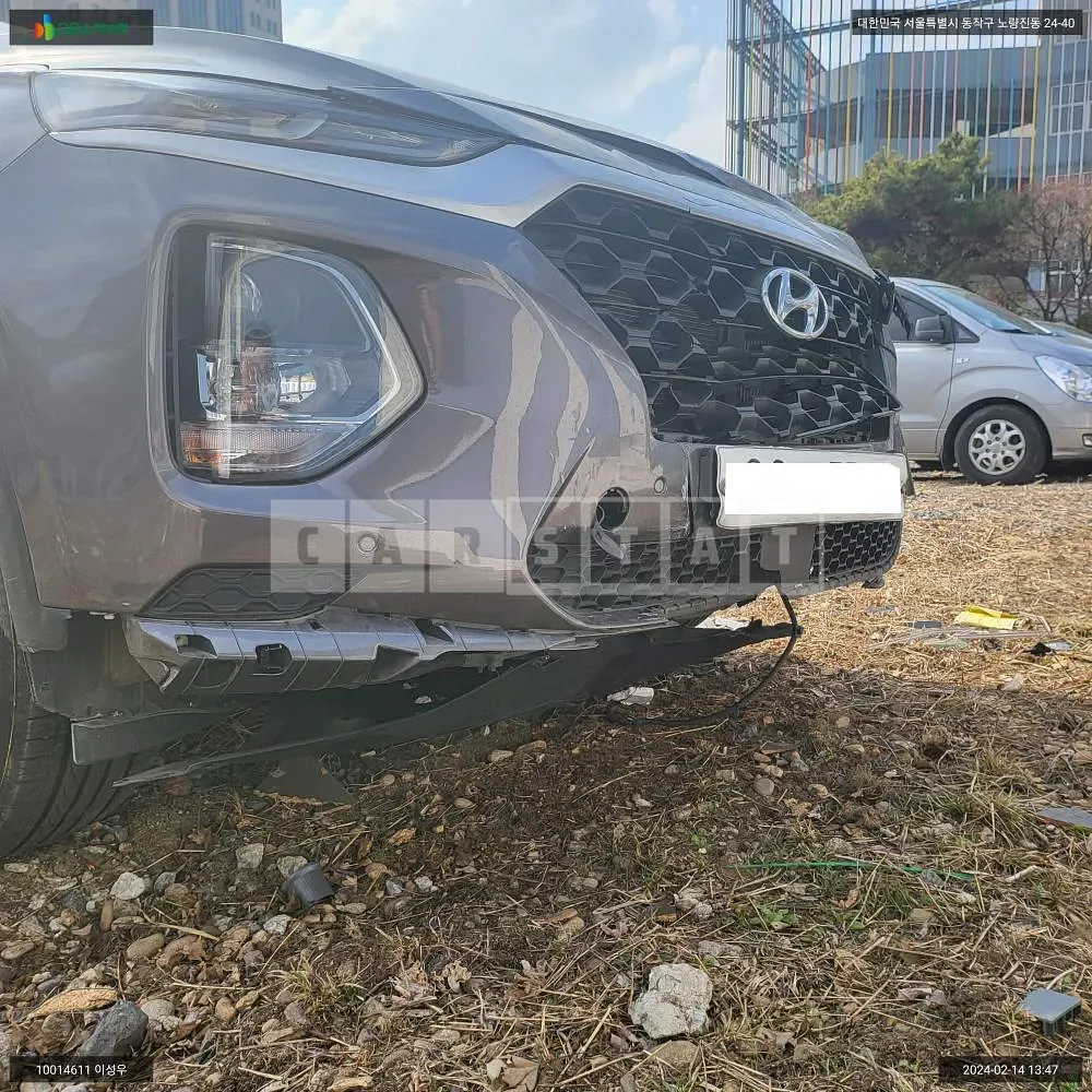 Photo 2 of 14: 2018 Hyundai Santa Fe, VIN KMHS281BBKU062525 — Korean insurance auction