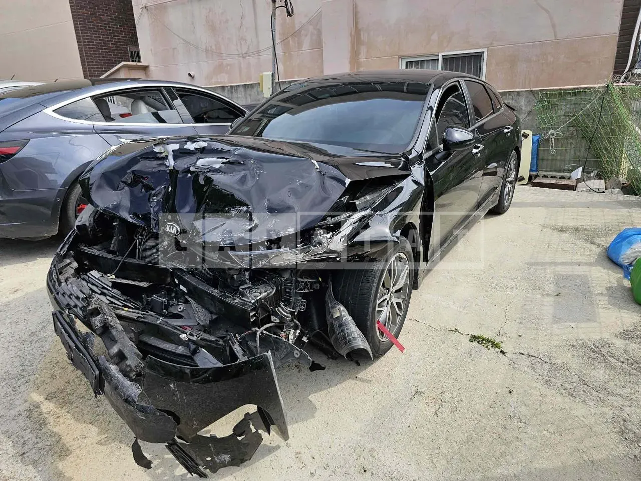 Photo 2 of 10: 2021 Kia K5 Hybrid, VIN KNAG341JBMA013581 — Korean insurance auction