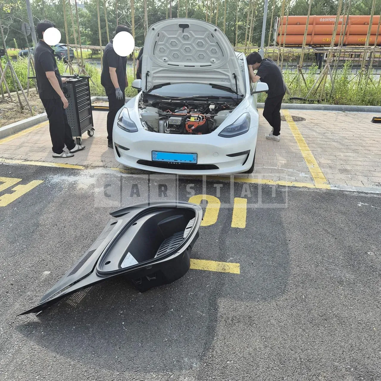 Photo 2 of 23: 2022 Tesla Model 3 Long Range, VIN 5YJ3E1EB0NF312892 — Korean insurance auction