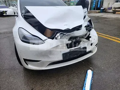 Photo 1 of 48: 2024 Tesla Model Y RWD, VIN LRWYGCFS8RC206846 — Korean insurance auction