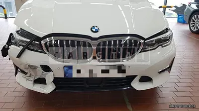 Photo 1 of 45: 2021 BMW 320i, VIN WBA5X5108MFK80439 — Korean insurance auction