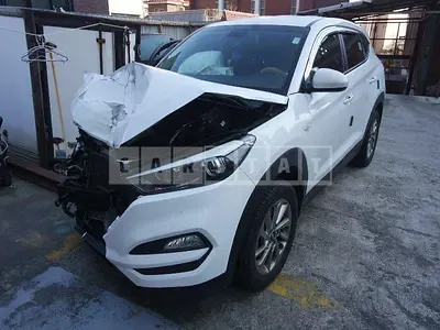 Photo 1 of 21: 2016 Hyundai Tucson, VIN KMHJ281ADGU005363 — Korean insurance auction