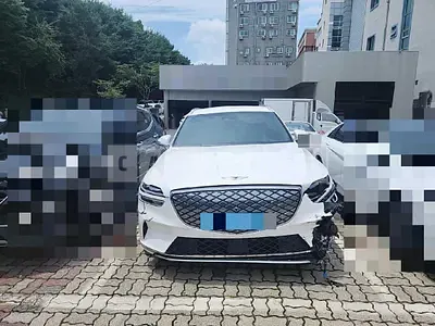 Photo 1 of 27: 2022 Genesis GV70 EV (4WD) — Korean insurance auction