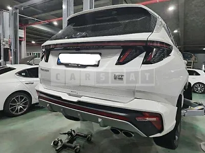 Photo 1 of 50: 2021 Hyundai Tucson, VIN KMHJE81BGMU007763 — Korean insurance auction