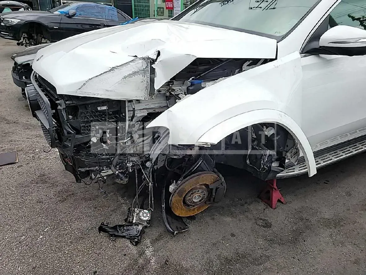 Photo 2 of 26: 2021 Mercedes-Benz GLE400 d 4Matic, VIN W1NFD2DB4MA360922 — Korean insurance auction