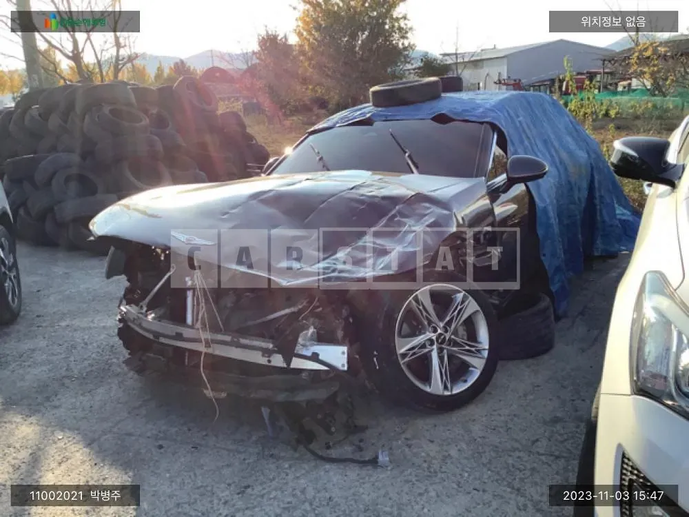 Photo 2 of 15: 2022 Genesis G90, VIN KMTFA41DDNU009849 — Korean insurance auction