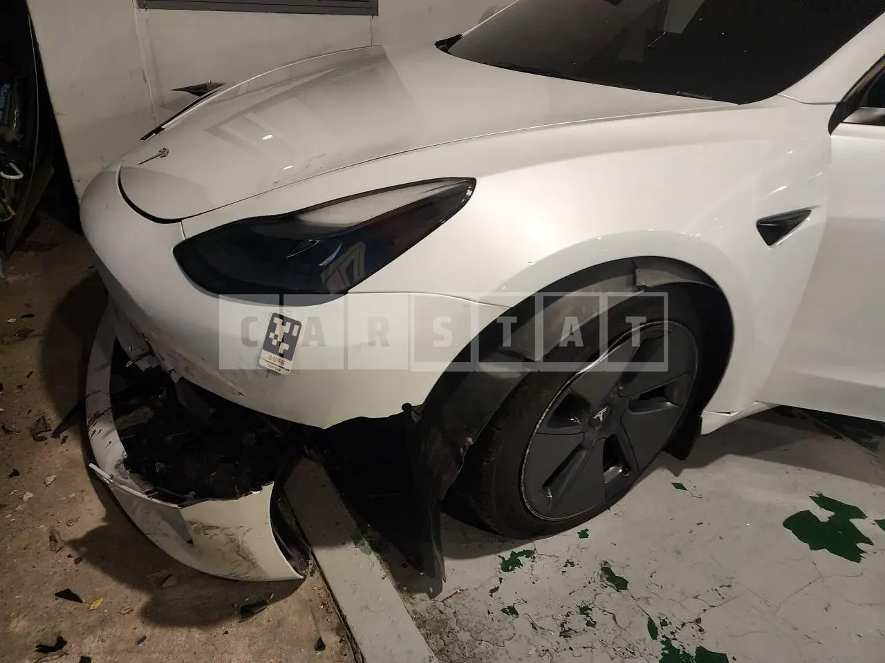 Photo 2 of 22: 2022 Tesla Model 3 RWD, VIN 5YJ3E1EA5NF303287 — Korean insurance auction