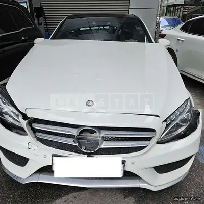 Photo 1 of 9: 2015 Mercedes-Benz C250 BlueTec 4Matic, VIN WDDWF0KB5FF162659 — Korean insurance auction