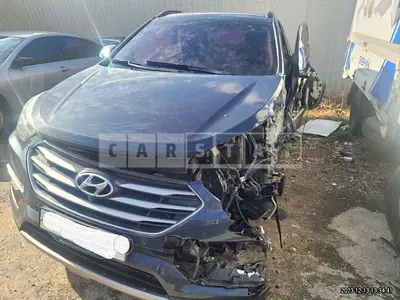 Photo 1 of 13: 2016 Hyundai Santa Fe, VIN KMHSW81UBGU581153 — Korean insurance auction