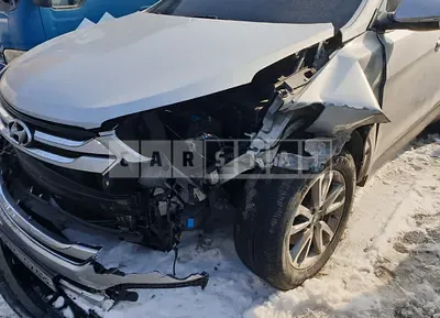 Photo 1 of 11: 2015 Hyundai Santa Fe, VIN KMHSW81UBFU352181 — Korean insurance auction