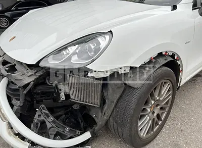 Photo 1 of 15: 2017 Porsche Cayenne Diesel, VIN WP1AF2926HLA31166 — Korean insurance auction