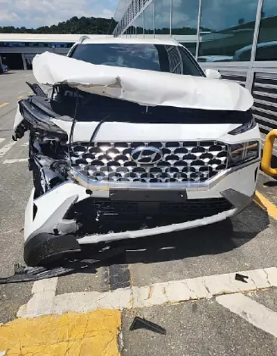 Photo 1 of 31: 2023 Hyundai Santa Fe, VIN KMHS3811BPU093577 — Korean insurance auction