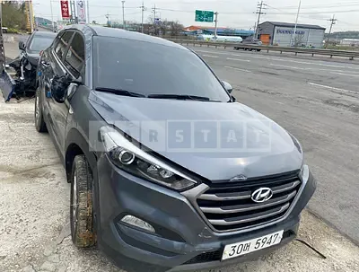 Photo 1 of 10: 2016 Hyundai Tucson, VIN KMHJ2815GGU162238 — Korean insurance auction