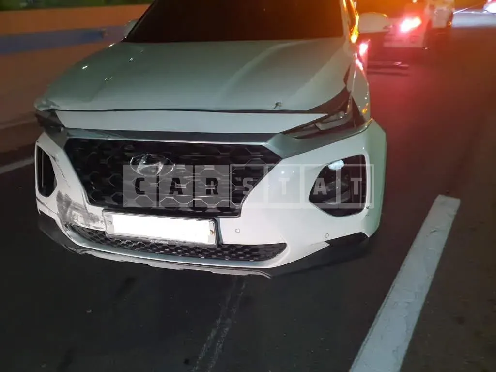 Photo 2 of 25: 2018 Hyundai Santa Fe, VIN KMHS281ABKU025354 — Korean insurance auction