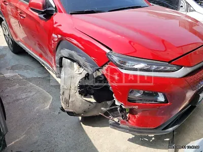 Photo 1 of 50: 2019 Hyundai Kona Electric, VIN KMHK381GFKU031758 — Korean insurance auction