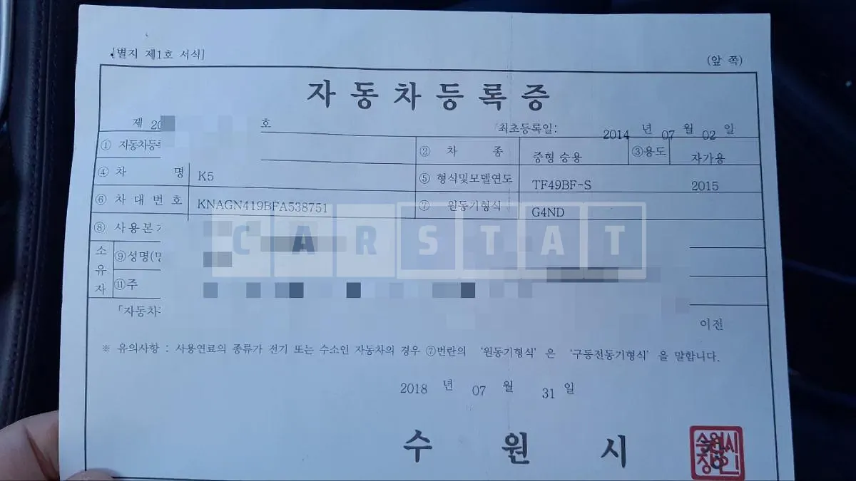 Photo 2 of 27: 2014 Kia K5, VIN KNAGN419BFA538751 — Korean insurance auction