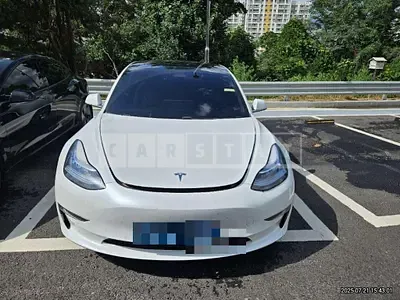 Photo 1 of 15: 2020 Tesla Model 3 Long Range, VIN 5YJ3E1EBXLF809042 — Korean insurance auction