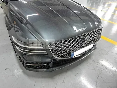 Photo 1 of 30: 2021 Genesis G80, VIN KMTGC41DDMU084536 — Korean insurance auction