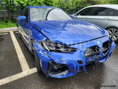 Photo 1 of 16: 2022 BMW i4, VIN WBY71AW0XNFM30209 — Korean insurance auction