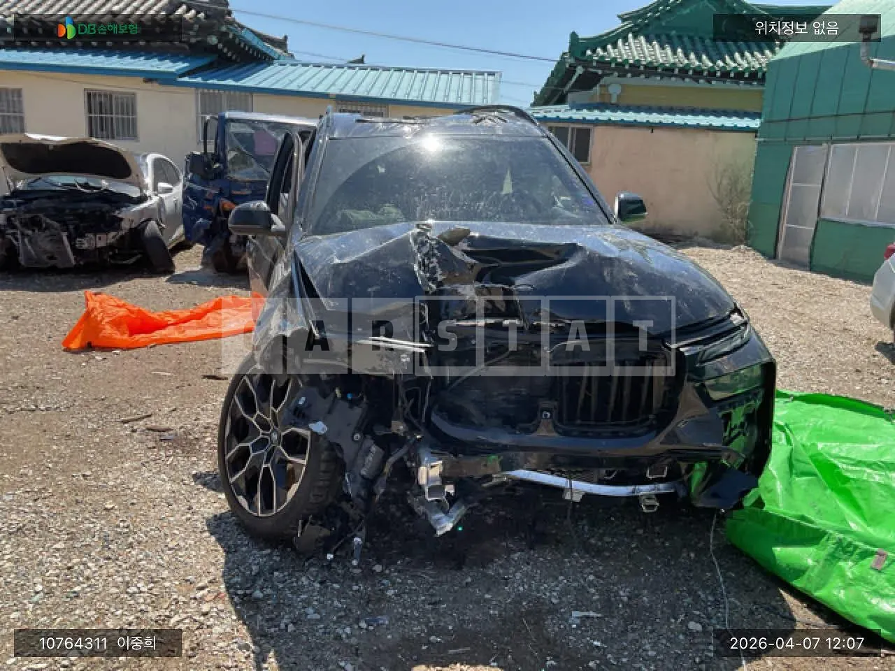 Photo 2 of 19: 2023 BMW X7 xDrive40i, VIN WBA21EM06R9T09510 — Korean insurance auction