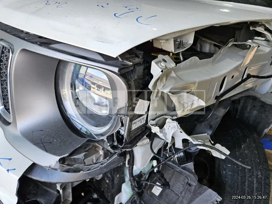 Photo 2 of 18: 2021 Jeep Zip Renegade 2.4 AWD, VIN 1C4NJDDB9MPM08919 — Korean insurance auction