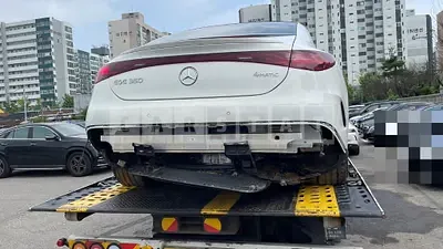 Photo 1 of 63: 2023 Mercedes-Benz EQE350 4Matic, VIN W1KEG1CB5PF021265 — Korean insurance auction