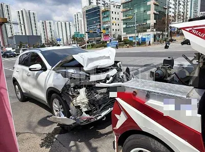 Photo 1 of 9: 2018 Kia Sportage 2.0, VIN KNAPM813BJK462365 — Korean insurance auction