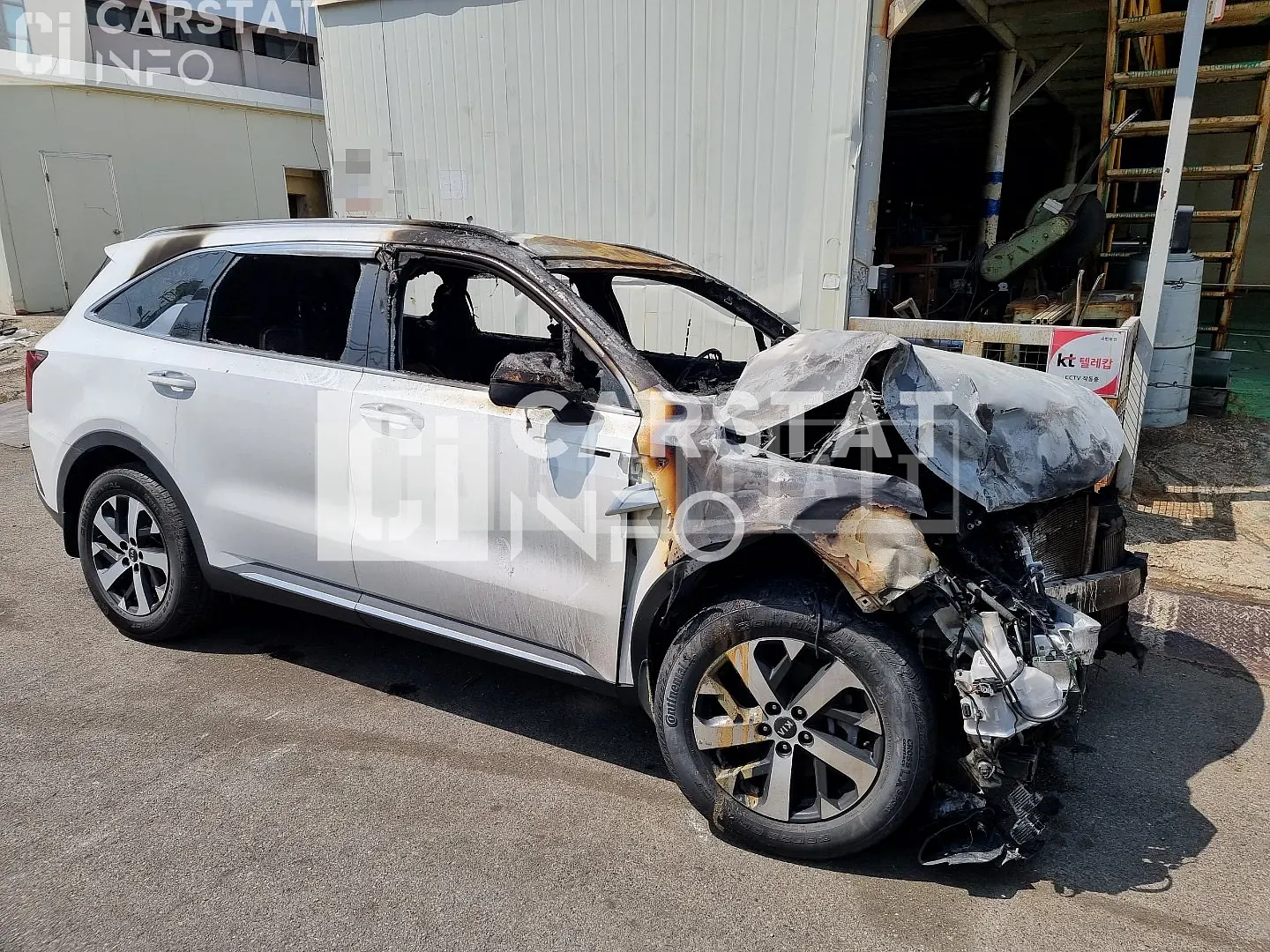 Photo 2 of 5: 2021 Kia Sorento, VIN KNARM81BGMA105387 — Korean insurance auction