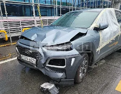Photo 1 of 10: 2020 Hyundai Kona, VIN KMHK281EGLU026386 — Korean insurance auction