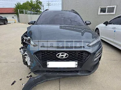 Photo 1 of 19: 2018 Hyundai Kona, VIN KMHK4815GJU108396 — Korean insurance auction
