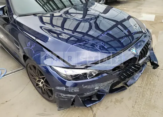 Photo 2 of 27: 2019 BMW M4 Coupe Competition Package, VIN WBS4Y9105KAC59203 — Korean insurance auction