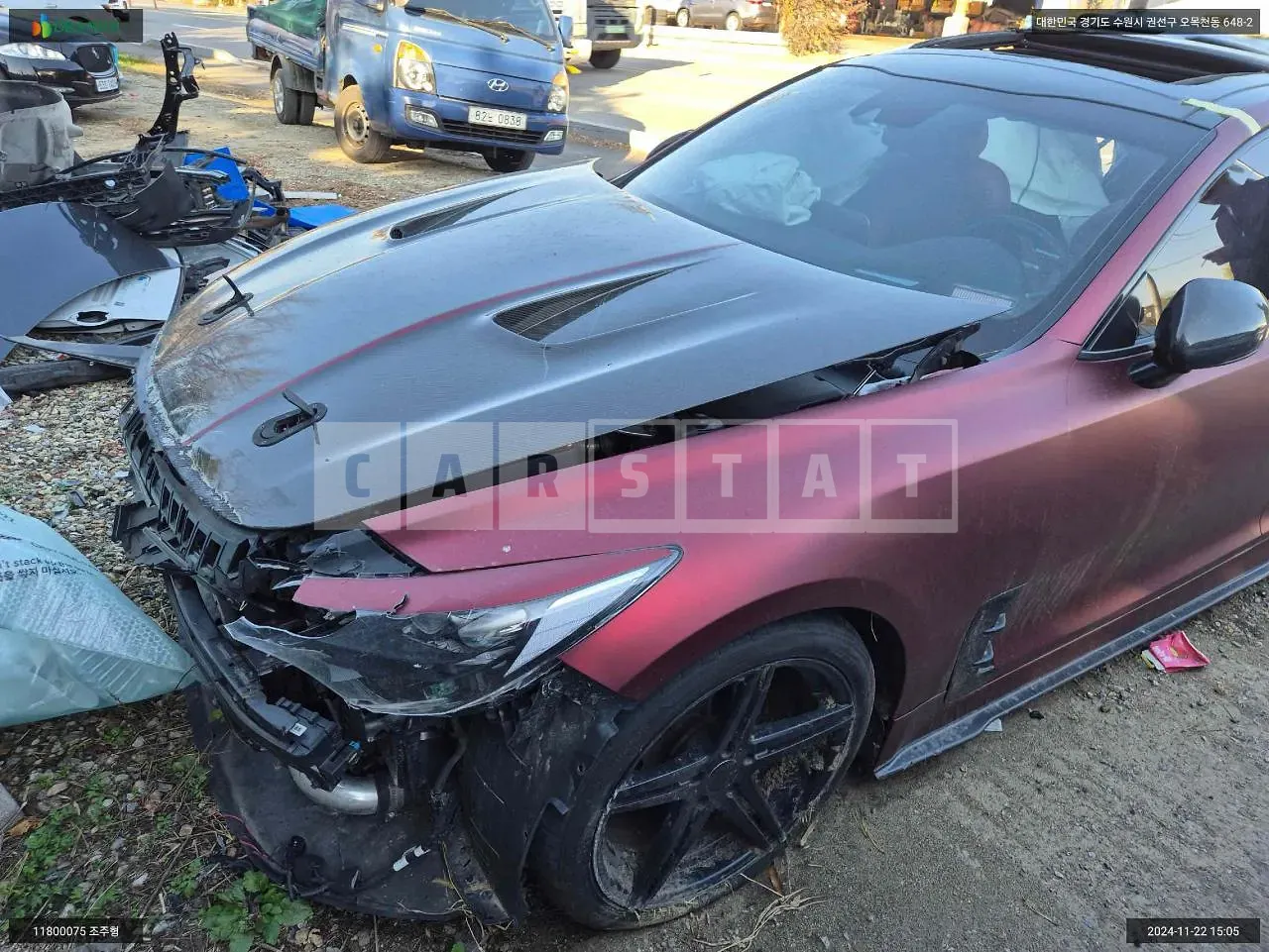 Photo 2 of 18: 2017 Kia Stinger, VIN KNAE751CBJS003888 — Korean insurance auction