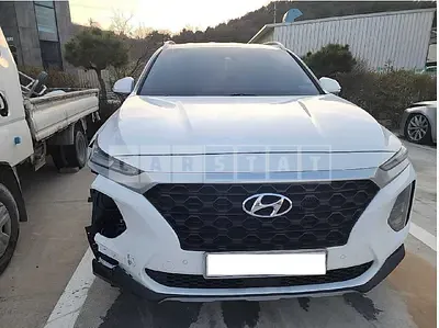 Photo 1 of 20: 2019 Hyundai Santa Fe, VIN KMHS281CBKU107302 — Korean insurance auction