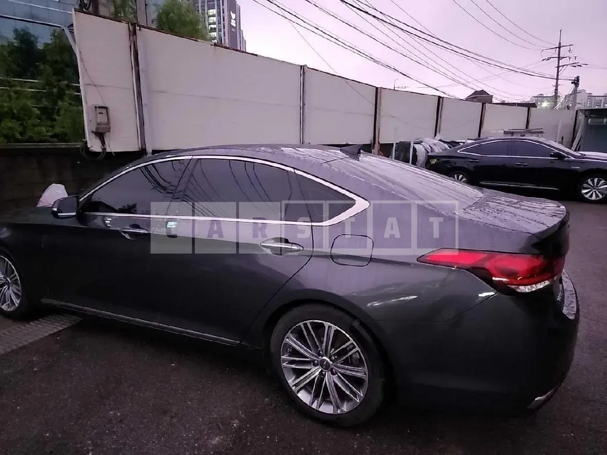 Photo 2 of 38: 2017 Genesis G80 3.8, VIN KMHGN41EDHU216658 — Korean insurance auction