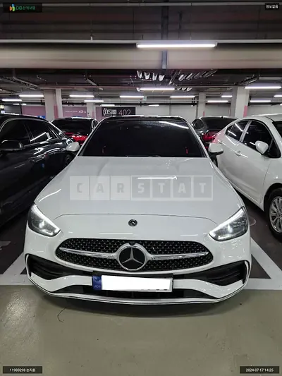 Photo 1 of 23: 2024 Mercedes-Benz C 300 4Matic, VIN W1KAF4HB8RR188412 — Korean insurance auction