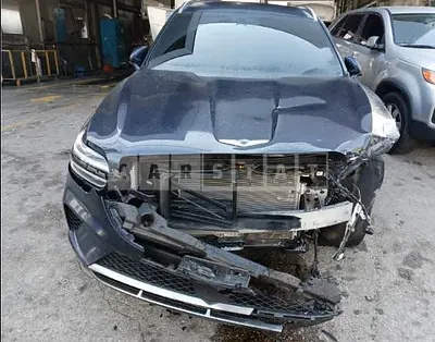 Photo 1 of 15: 2021 Genesis GV70, VIN KMTMA81BDMU002999 — Korean insurance auction