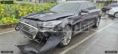 Photo 1 of 10: 2018 Hyundai Genesis G80, VIN KMHGM41DDJU280363 — Korean insurance auction