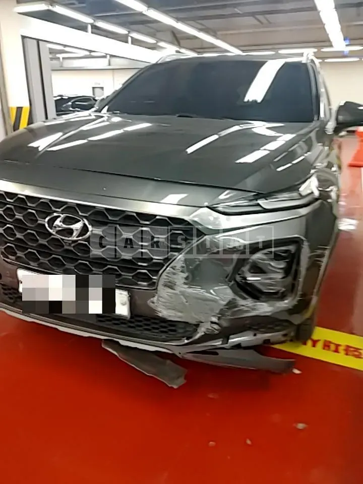 Photo 2 of 10: 2019 Hyundai Santa Fe 2.0, VIN KMHS381BBKU162986 — Korean insurance auction