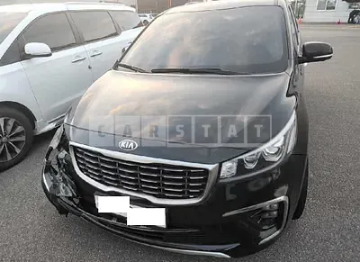 Photo 1 of 22: 2019 Kia Carnival, VIN KNAME81ABKS556182 — Korean insurance auction