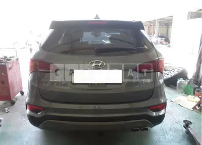 Photo 1 of 50: 2018 Hyundai Santa Fe, VIN KMHSW81UDJU865194 — Korean insurance auction