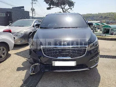 Photo 1 of 38: 2015 Kia Carnival, VIN KNAMC81ABGS152904 — Korean insurance auction