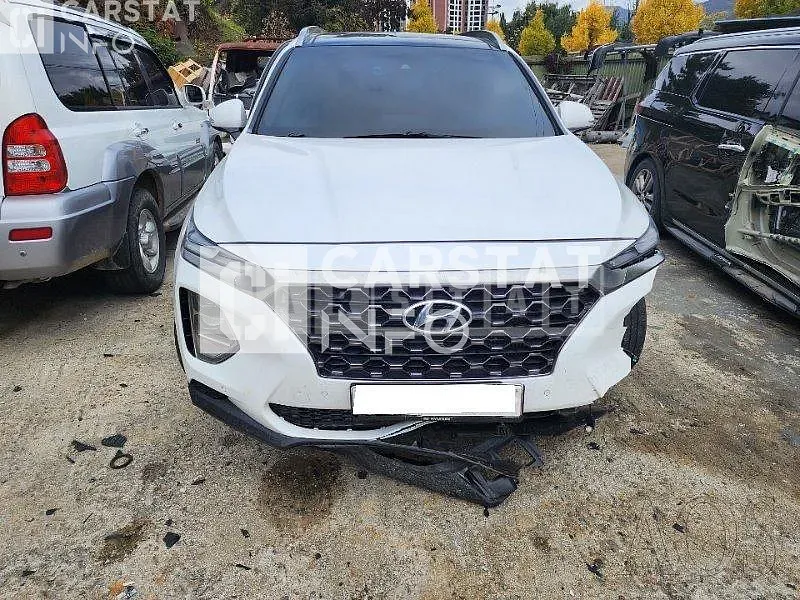 Photo 2 of 18: 2019 Hyundai Santa Fe, VIN KMHS381BBKU168509 — Korean insurance auction