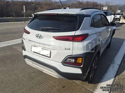 Photo 1 of 4: 2018 Hyundai Kona, VIN KMHK7815GJU096221 — Korean insurance auction