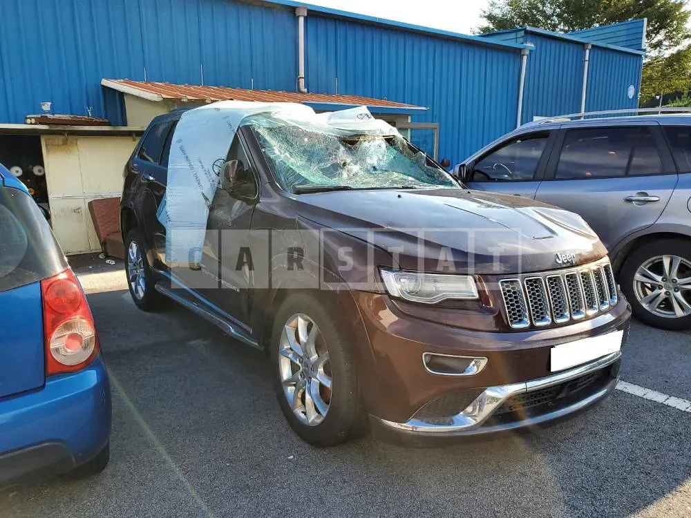 Photo 2 of 14: 2015 Jeep Grand Cherokee, VIN 1C4RJFJM5FC150959 — Korean insurance auction