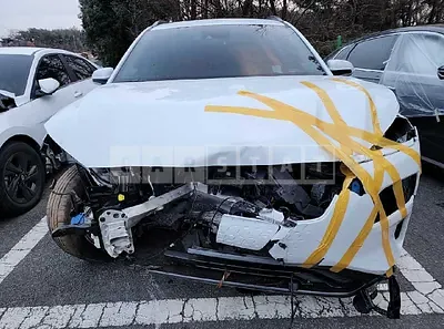Photo 1 of 31: 2020 Hyundai Kona Electric, VIN KMHK281GFLU086347 — Korean insurance auction