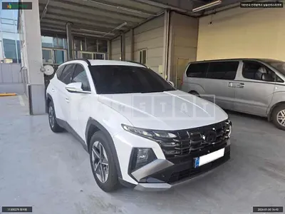 Photo 1 of 15: 2025 Hyundai Tucson Hybrid, VIN KMHJC811BSU367273 — Korean insurance auction