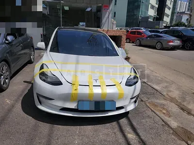 Photo 1 of 5: 2019 Tesla Cantsetra Model 3 Long Range — Korean insurance auction