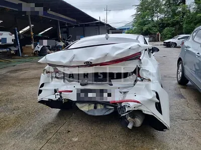 Photo 1 of 9: 2021 Kia K5, VIN KNAG341JBMA016565 — Korean insurance auction