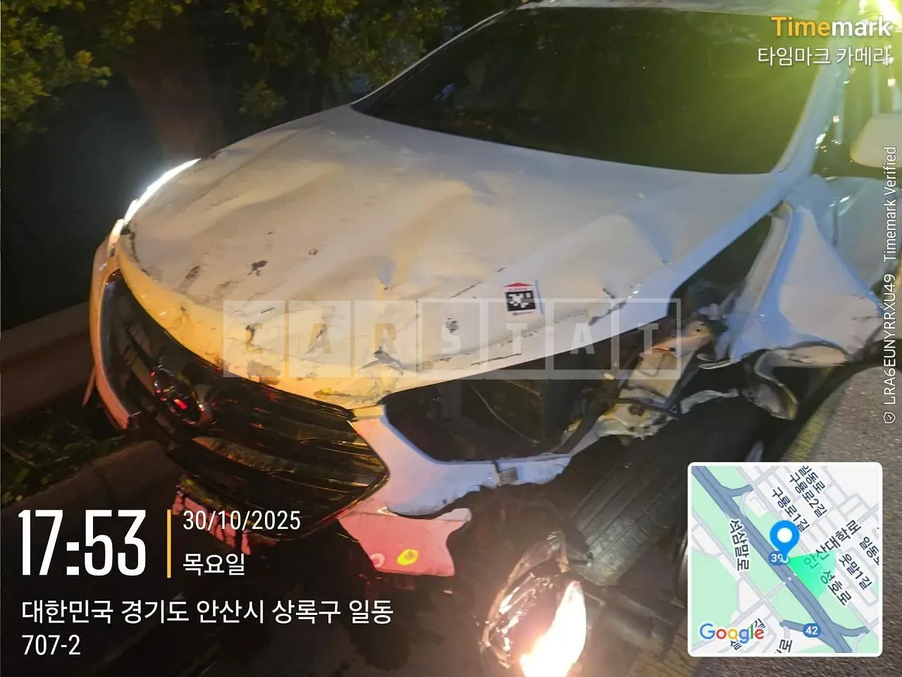 Photo 2 of 9: 2015 Hyundai Santa Fe, VIN KMHSW81UBGU547138 — Korean insurance auction