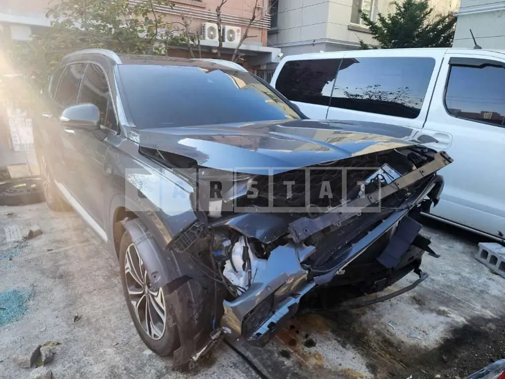 Photo 2 of 11: 2020 Hyundai Santa Fe, VIN KMHS381BBLU299881 — Korean insurance auction